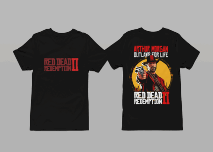 RED DEAD REDEMPTION 2 TITLE FRNT+MORGANE HG B T-Shirt