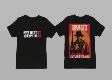 RED DEAD REDEMPTION 2 TITLE FRNT+MORGANE PIC HG B T-Shirt