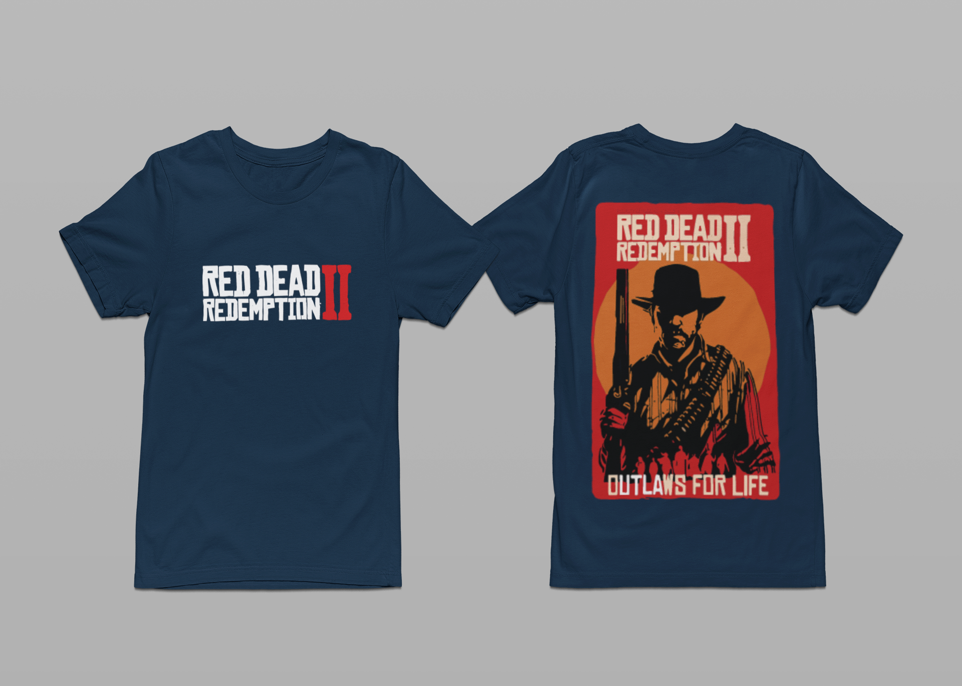 RED DEAD REDEMPTION 2 TITLE FRNT+MORGANE PIC HG BN T-Shirt