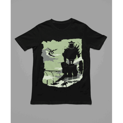 SHADOW OF THE COLOSSUS COLOSS SIL STNDG+PROT GREEN T-Shirt