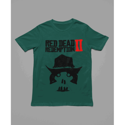 RED DEAD REDEMPTION 2 TITLE+HAT+GUNS G T-Shirt