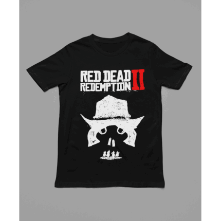 RED DEAD REDEMPTION 2 TITLE+HAT+GUNS B T-Shirt