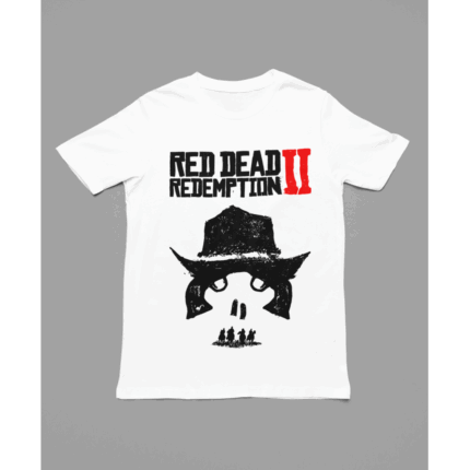 RED DEAD REDEMPTION 2 TITLE+HAT+GUNS W T-Shirt